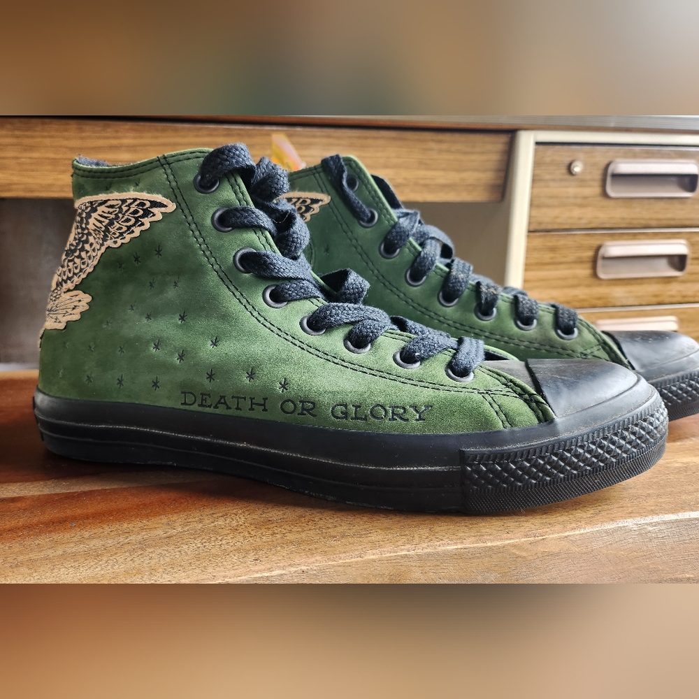 RARE Sailor Jerry Converse Eagle pin up